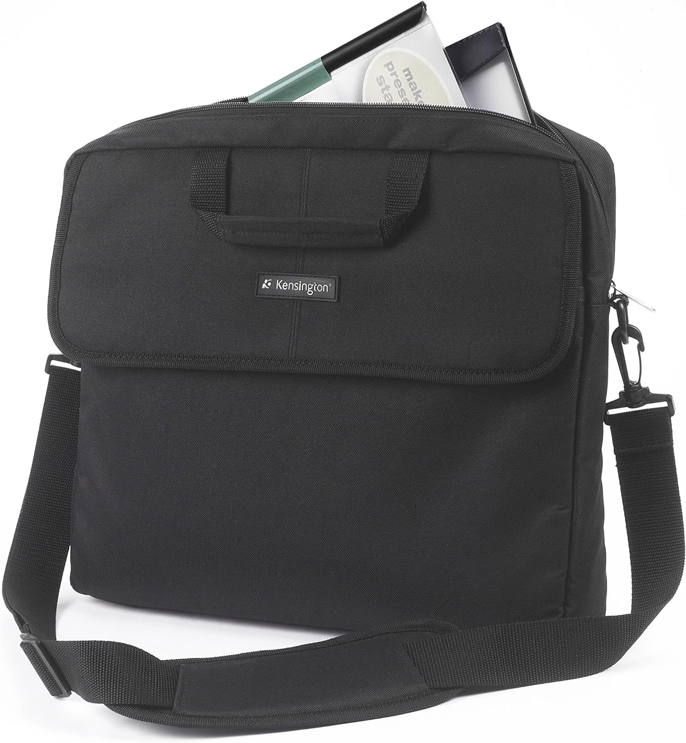 Kensington Laptop Sleeve - Simply Portable Classic Sleeve for 17 Inch devices - Laptop Case for Men & Women with Carry Handle & Shoulder Strap (K62567US