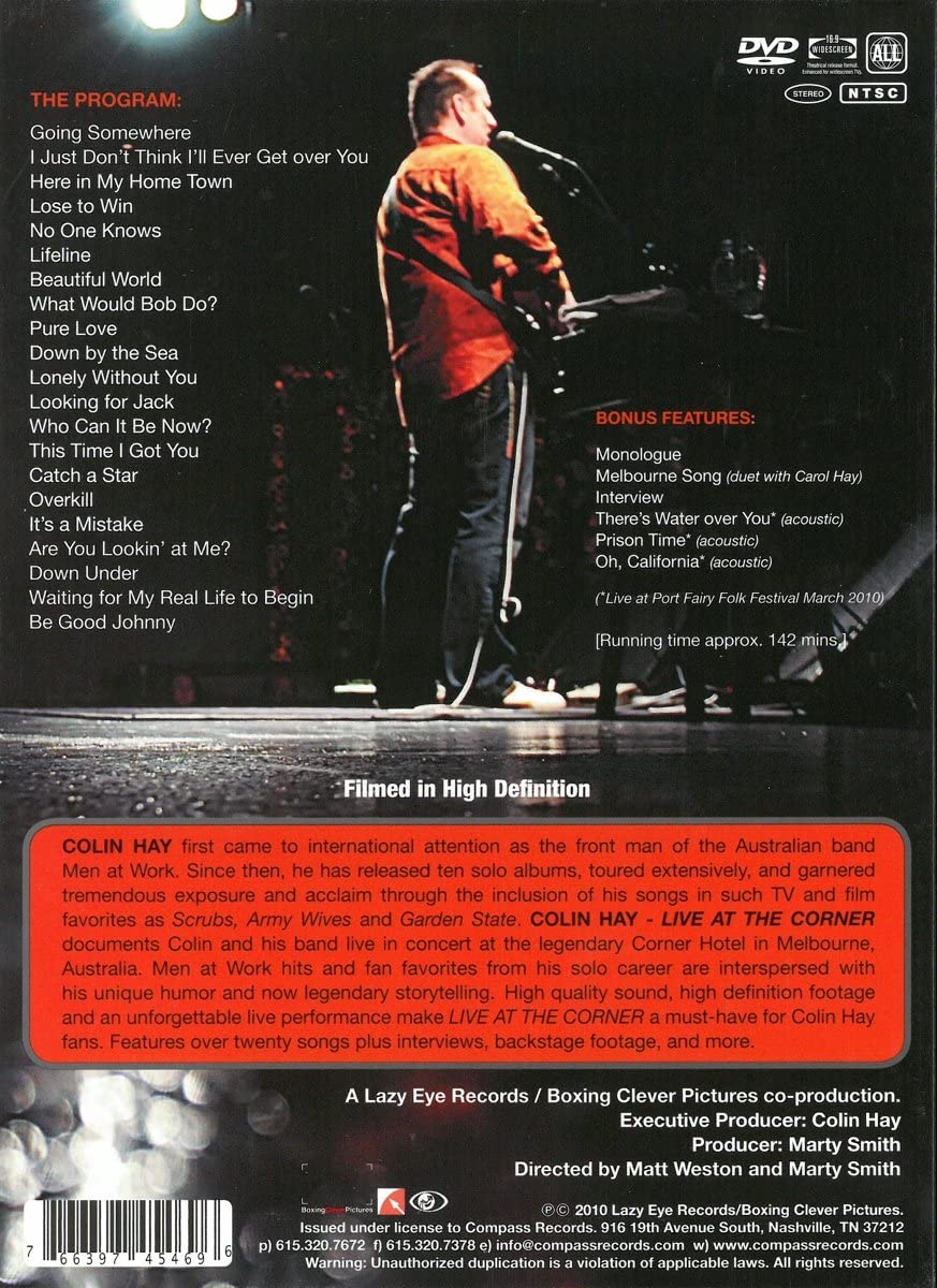 Colin Hay - Live At The Corner