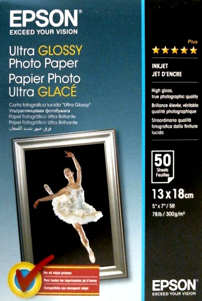 Epson Paper Photo Ultra 13X18 50 Sheets 300 Gramms, 235A00