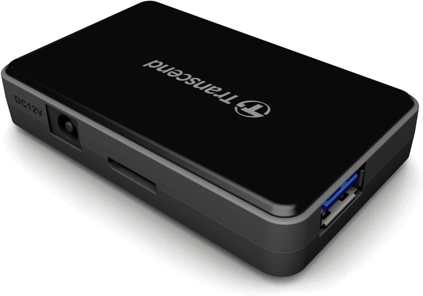 Transcend HUB3 4-port USB Hub - USB3.0 - with power supply