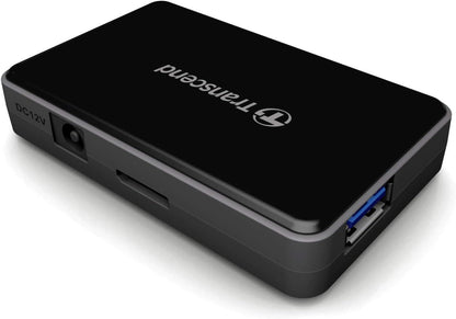 Transcend HUB3 4-port USB Hub - USB3.0 - with power supply