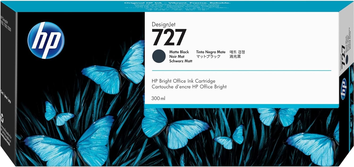 HP cartridge C1Q12A(727)?erná matná pro DesignJet