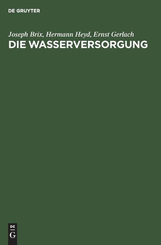 Die Wasserversorgung (German Edition