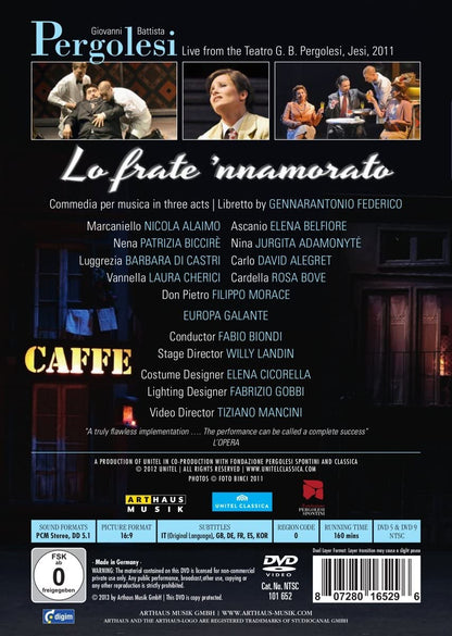 Pergolesi: Lo frate 'nnamorata (Teatro Pergolesi, Jesi, 2011
