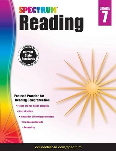 Spectrum Reading Workbook, Grade 7