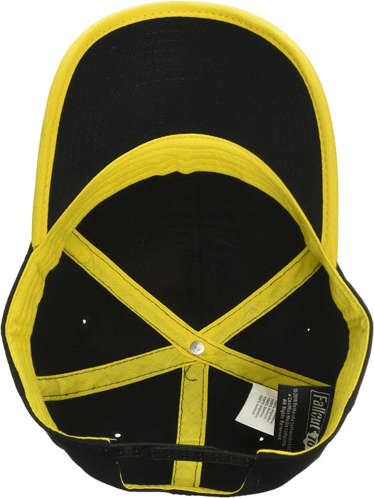 Difuzed Fallout 76 - Yellow Logo Adjustable Cap, Black, One Size