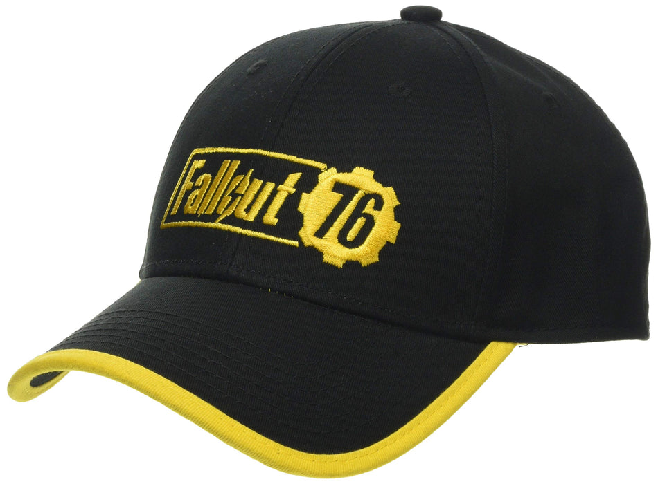 Difuzed Fallout 76 - Yellow Logo Adjustable Cap, Black, One Size