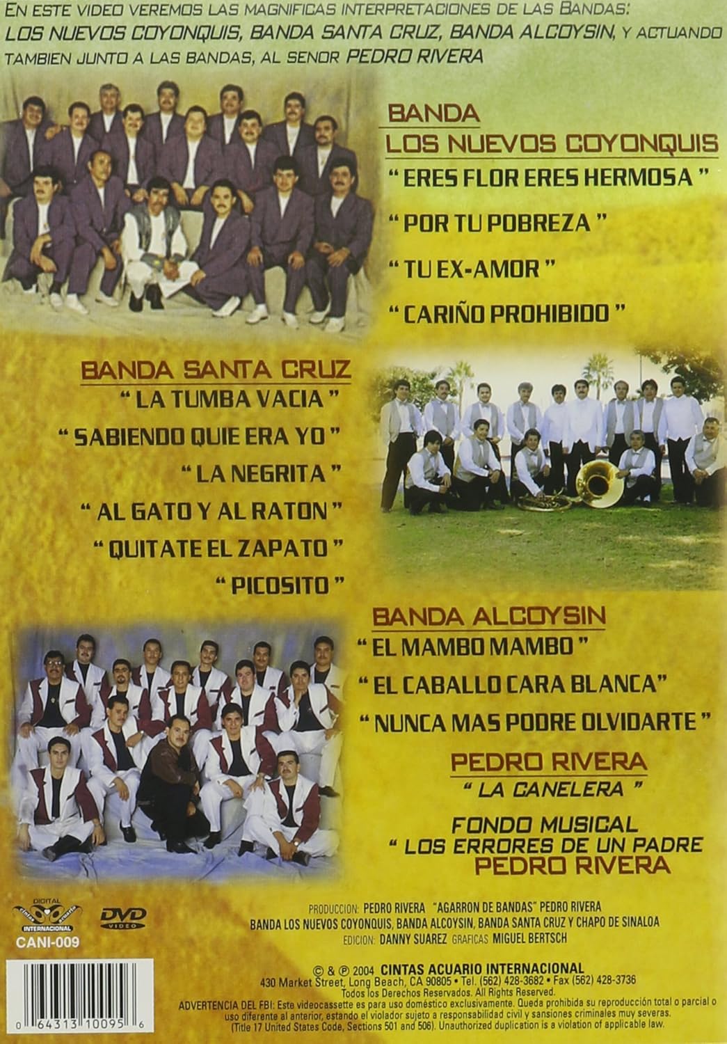Agarron De Bandas: Actuacin Especial De Pedro Rivera