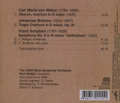 Orchestral Works (Kletzki, Ussr State So)