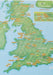 UK Golf Courses Collect & Scratch Print