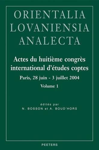 Actes Du Huitieme Congres International D'etudes Coptes