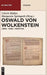 Oswald von Wolkenstein: Leben - Werk - Rezeption (De Gruyter Studium) (German Edition