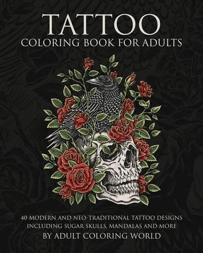 Tattoo Coloring Book for Adults