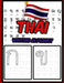 Thai Writing Alphabet