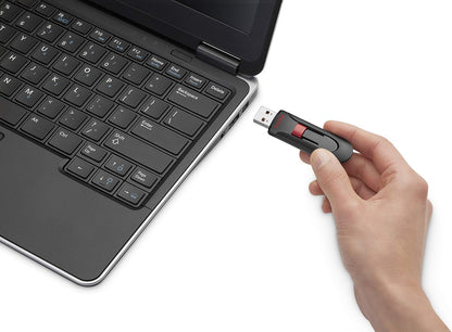 SanDisk Cruzer Glide 2.0 USB-Flash-Laufwerk 32 GB (Teilen, Speichern und Schützen von Dateien, SecureAccess Software, 128-bit AES Verschlüsselung, Kennwortschutz