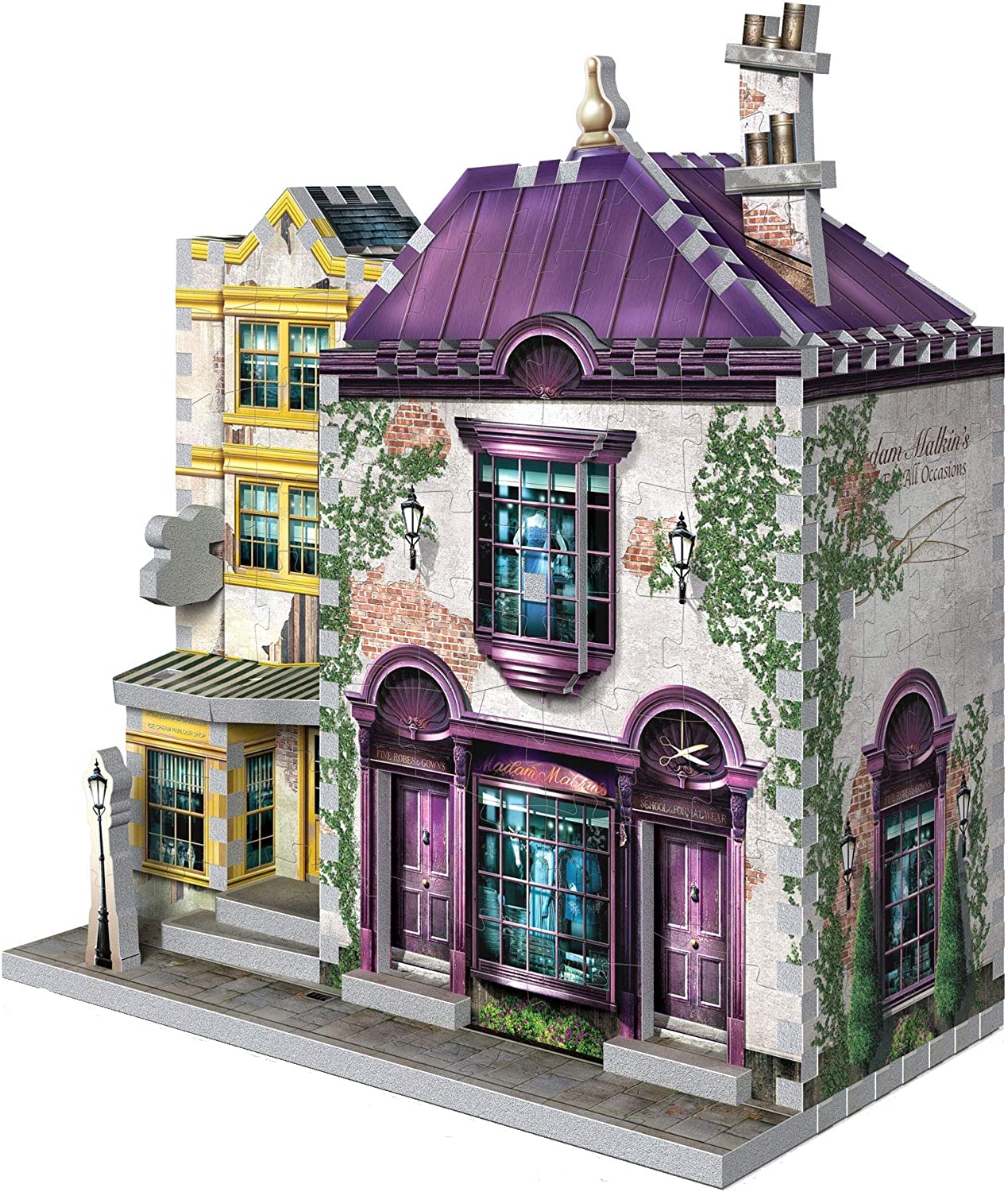 Wrebbit3D | Diagon Alley Collection: Madam Malkins & Florean Fortescues (290pc) | 3D Puzzle | Ages 14+