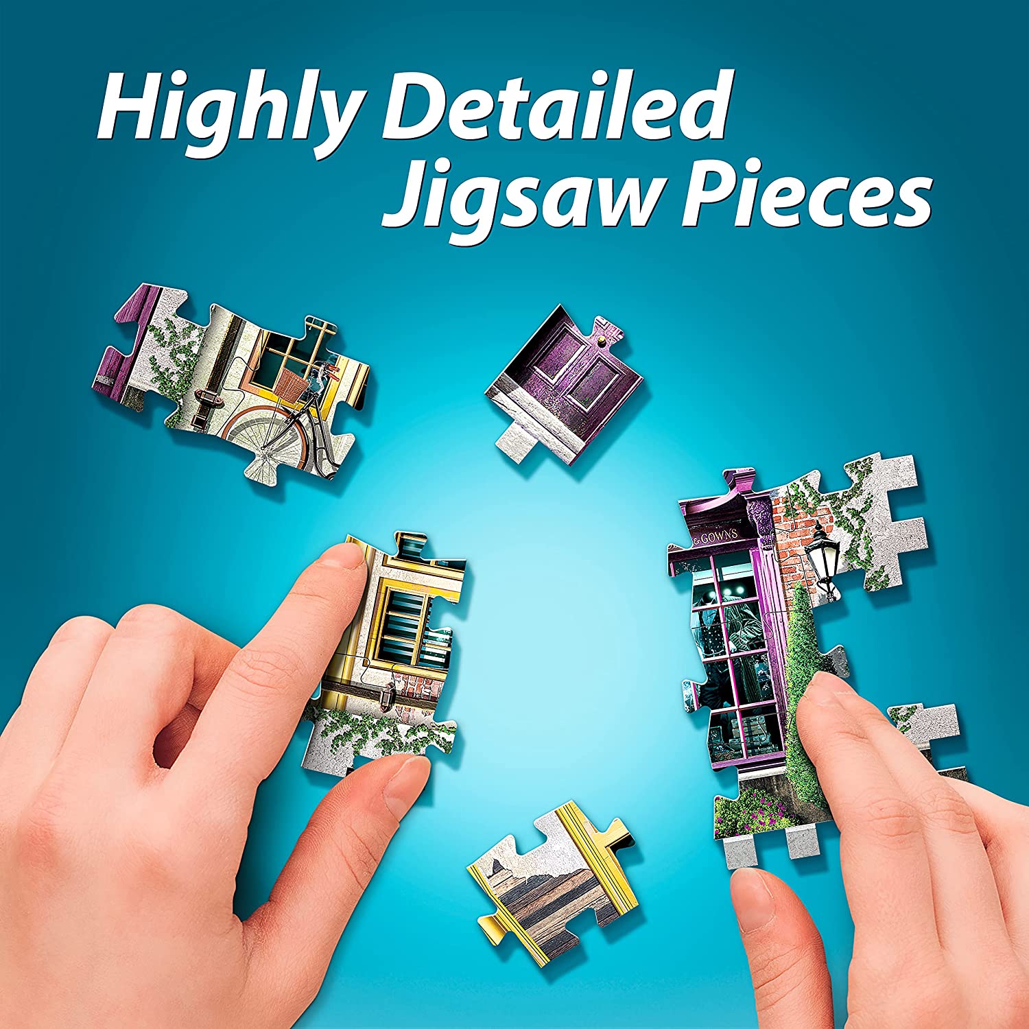 Wrebbit3D | Diagon Alley Collection: Madam Malkins & Florean Fortescues (290pc) | 3D Puzzle | Ages 14+