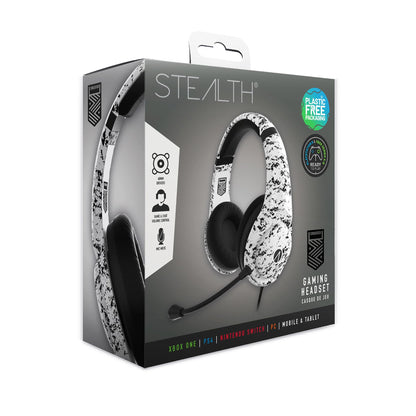 STEALTH Conqueror Over Ear Gaming Headset PS4/PS5, XBOX, Nintendo Switch, PC with Flexible Boom Mic, 3.5mm Jack, 1.5m Cable, Lightweight, Comfortable and Durable