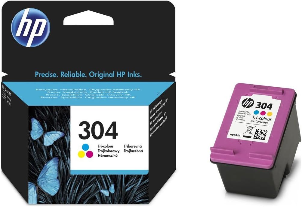HP 302 Tri-color Original Ink Cartridge (F6U65AE