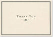 Thank You Notes Black/cream