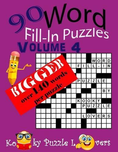 Word Fill-in Puzzles, Over 140 Words Per Puzzles