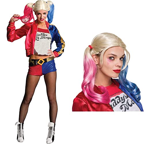 Rubie's Official DC Comics Suicide Squad Harley Quinn, Ladies Fancy Dress Halloween Villain Costume