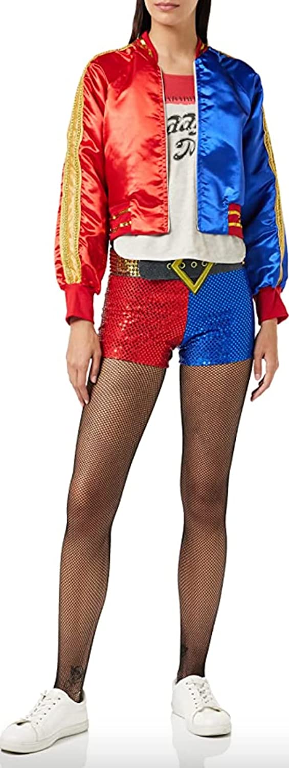 Rubie's Official DC Comics Suicide Squad Harley Quinn, Ladies Fancy Dress Halloween Villain Costume