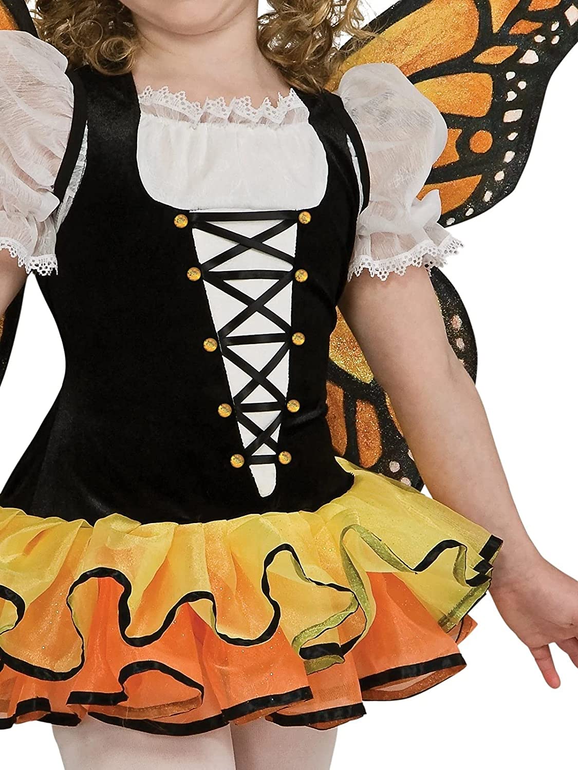 Childs Girls Yellow Butterfly + Wings Fairy Animal Mini Beast Fancy Dress Costume Outfit 1-10 Years