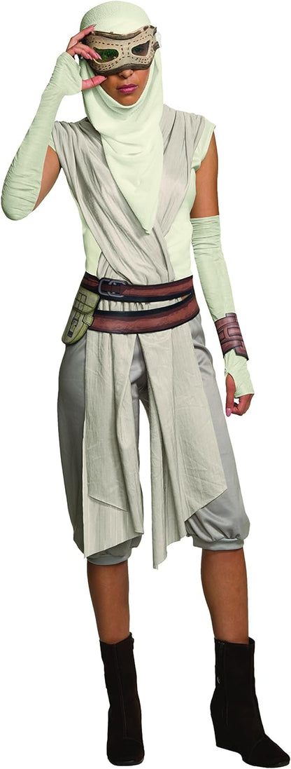 Rubie's Official Adult's Official Star Wars Rey Eye Mask with Hood - One Size