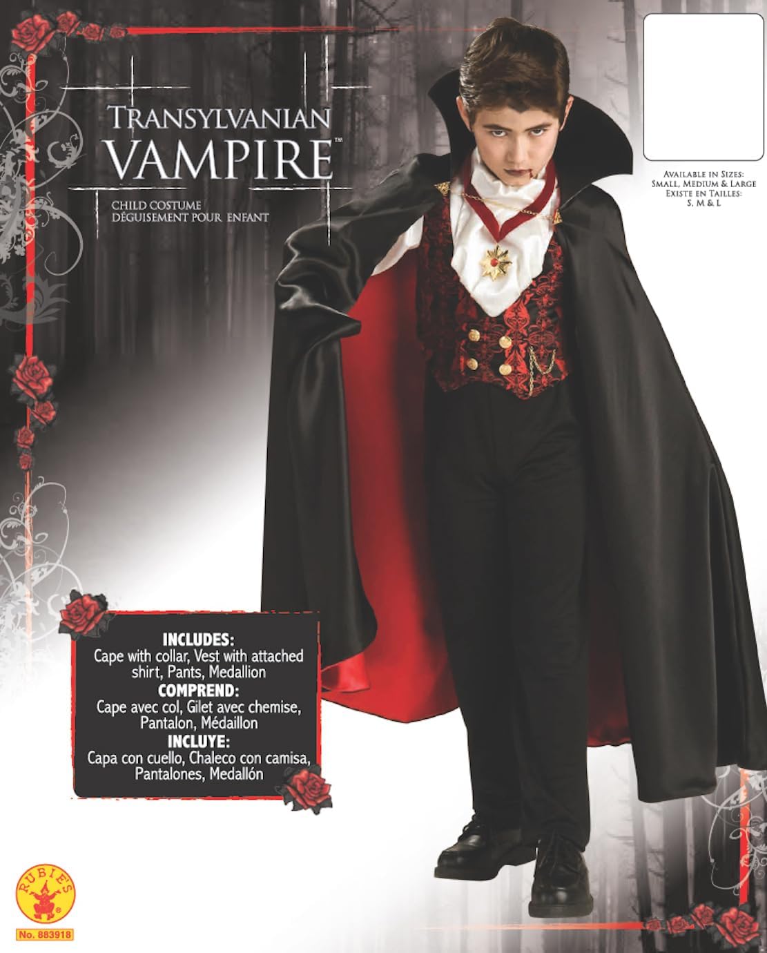Rubie's Official Transylvania Vampire Halloween Childs Costume