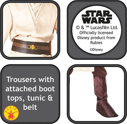 Rubie's Official Disney Star Wars Jedi Deluxe Child Costume, Kids Fancy Dress 5-6 Years