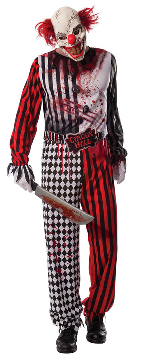 Rubie´s Mal Hommes Clown Effrayant Cirque Costume Halloween Costume Déguisement