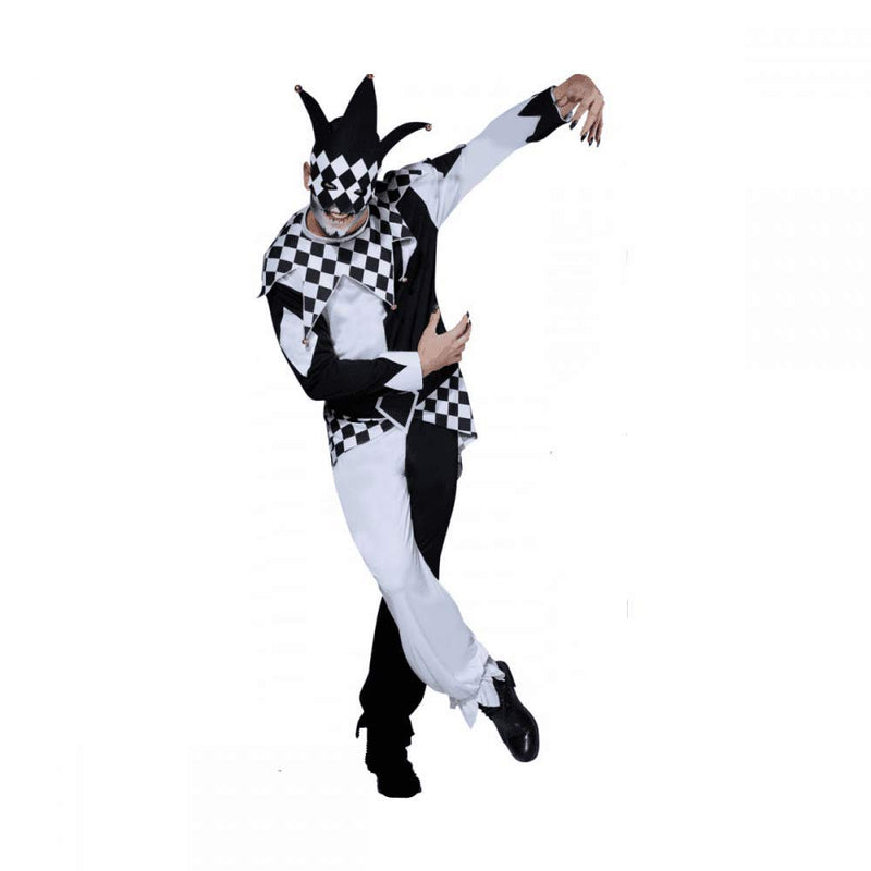 Rubie's Official Adult's Dark Jester Halloween Circus Costume - X-Large