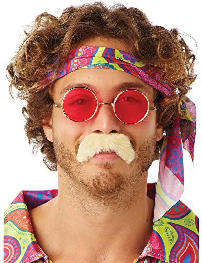 Rubie's Costume Officiel de Moustache des années 70 pour Adulte - Taille Unique