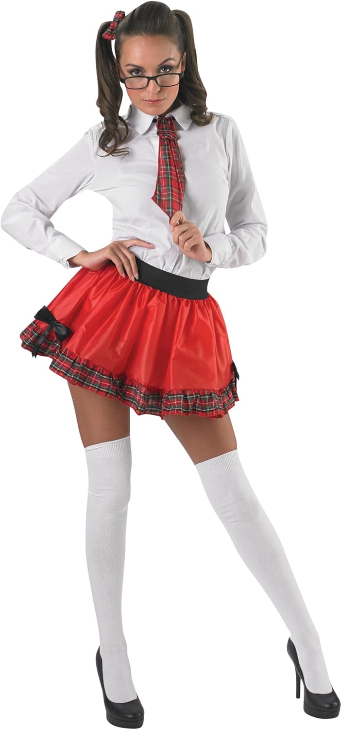 Rubie's Official Ladies Naughty School Girl Tutu Kit, Adult - One Size