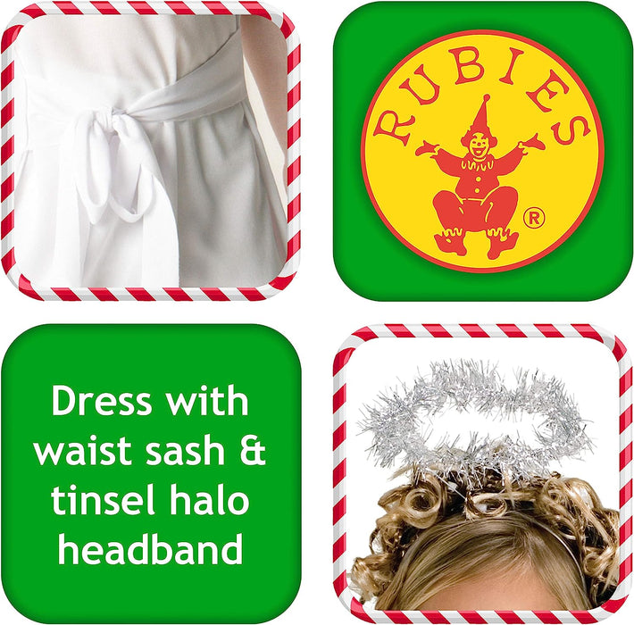 Rubie's Masquerade Costume da angelo per bambini, 3/4 anni