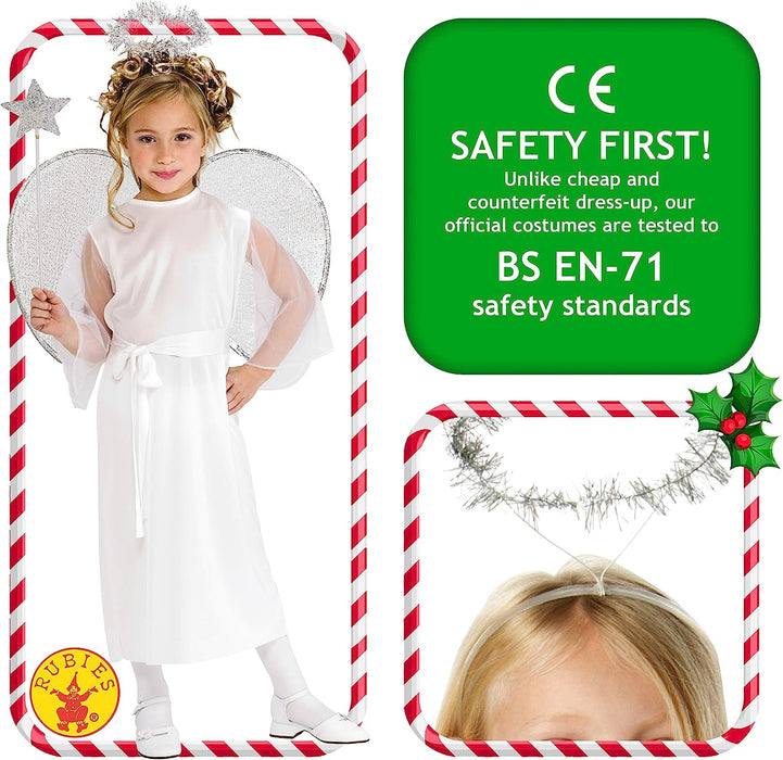 Rubie's Masquerade Costume da angelo per bambini, 3/4 anni