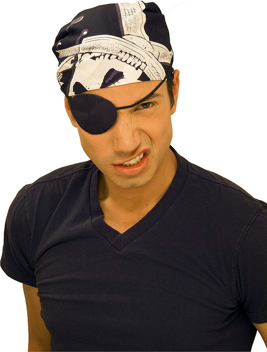 Rubie's Official Silk eyepatch Pirate Accessory Adult (One Size