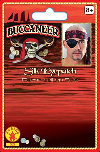 Rubie's Official Silk eyepatch Pirate Accessory Adult (One Size