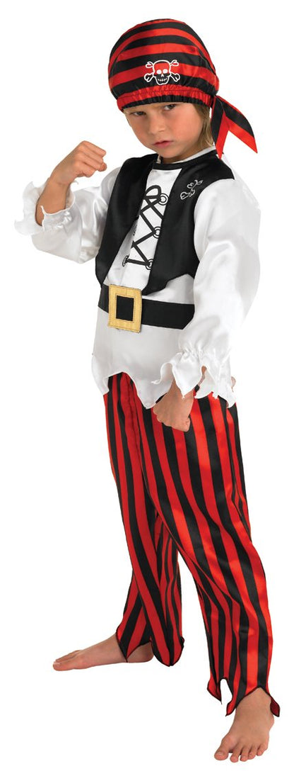 Rubie's Official Raggy Pirate Boy Costume, Kids Fancy Dress