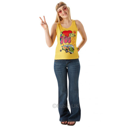 Rubie's T-Shirt Officiel I Love The 70's pour Adulte Taille