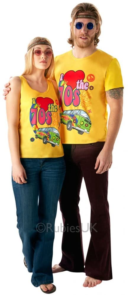 Rubie's T-Shirt Officiel I Love The 70's pour Adulte Taille