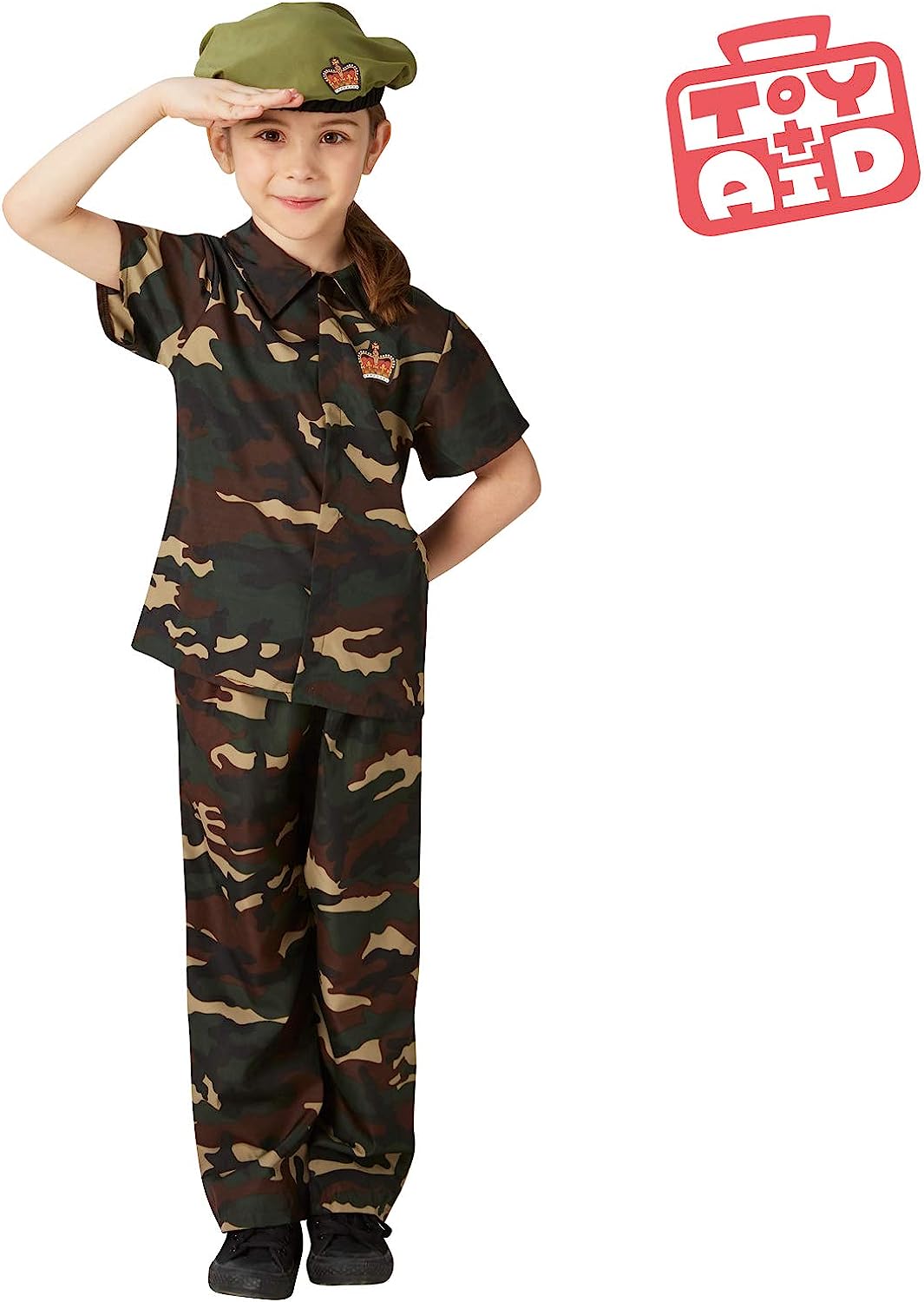 Fancy Me Jungen Tarnfarbe Soldaten Streitkräfte Militär Armee Junge Kostüm Kleid Outfit 3-8 Jahre