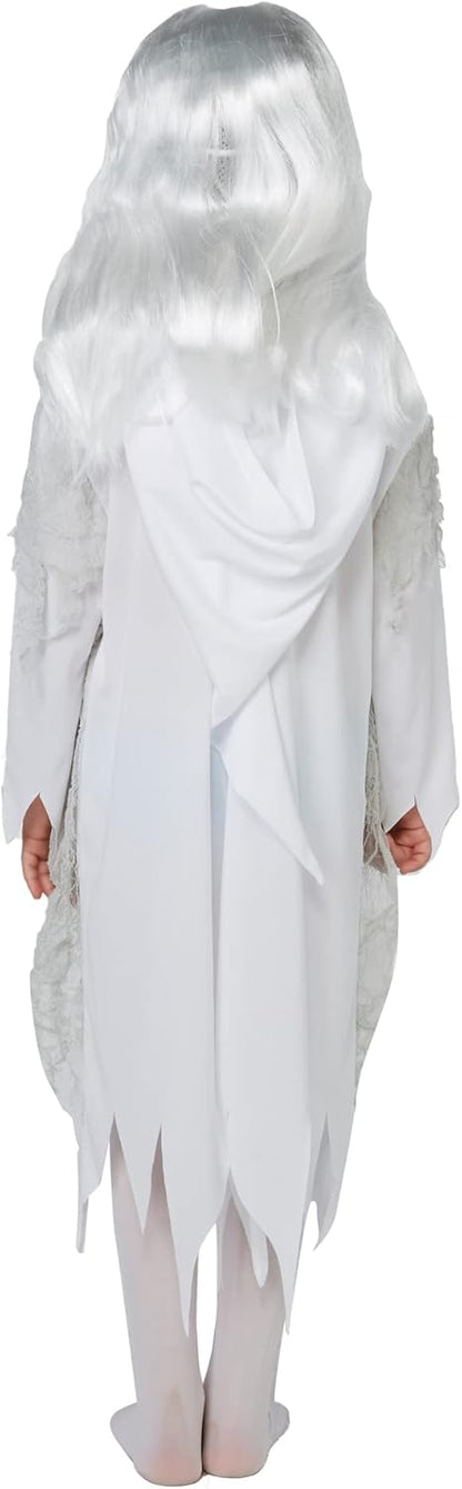 Rubie's Official Ghostly Spirit Halloween Childs Costume & Wig, Haunting Ghost Ghoul