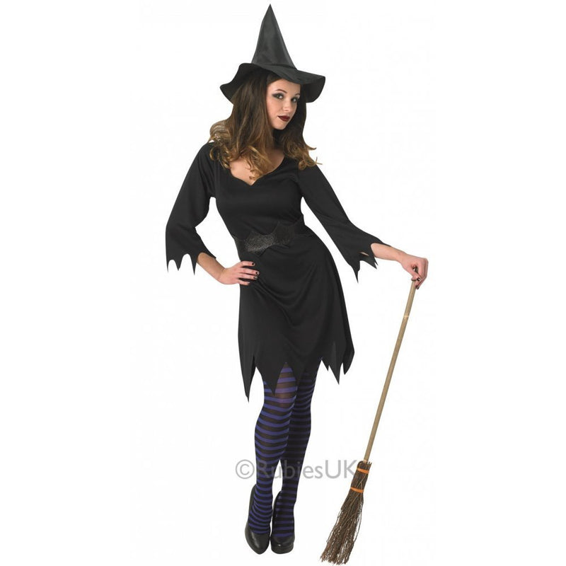 Disfraz de bruja seductora para adultos, oficial de Rubie, grande, negro