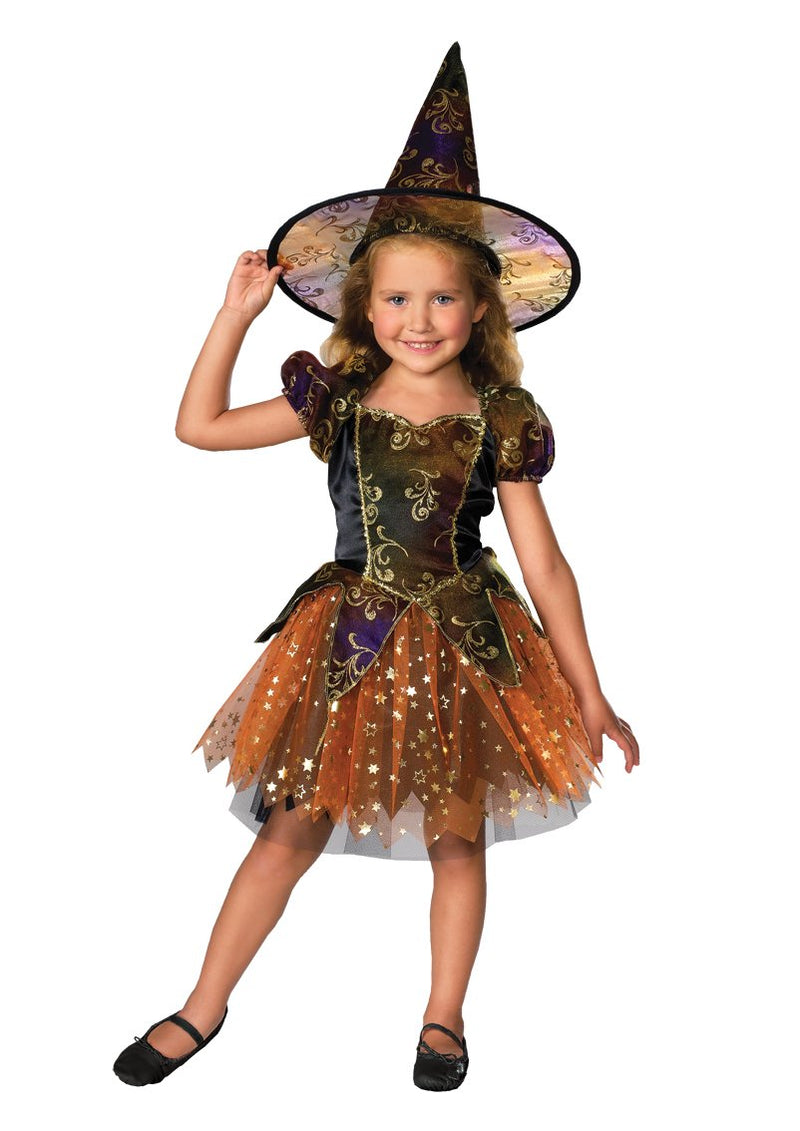 Rubie's Official Halloween Glitter Elegant Witch Childs Costume