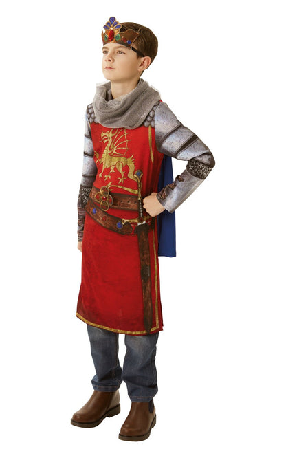 Rubies Official King Arthur Childs Costume, Kids Fancy Dress Halloween 9-10 Years