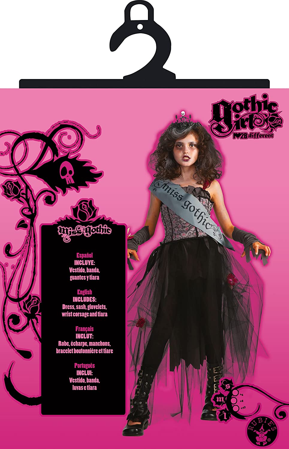 Rubie's Official Goth Prom Queen, Halloween Girls Costume