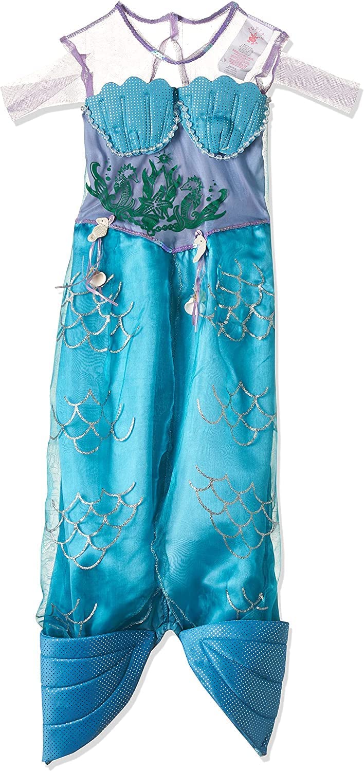 Girls Deluxe Little Mermaid Princess Book Day Week Fancy Dress Costume Outfit