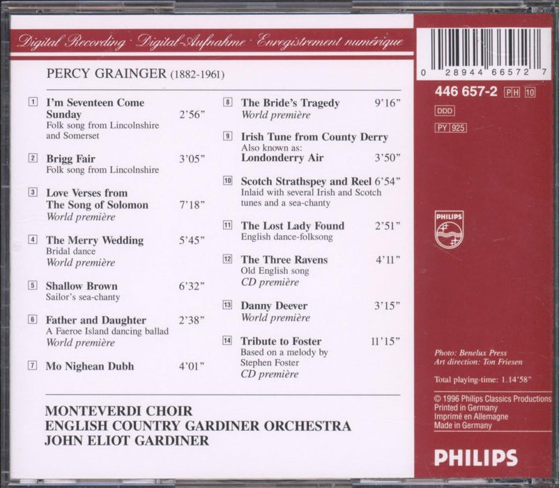 Grainger: Londonderry Air, the Music of Percy Grainger